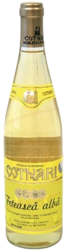 Weisswein "Cotnari" Feteasca Alba, lieblich alc. 12,5% vol.